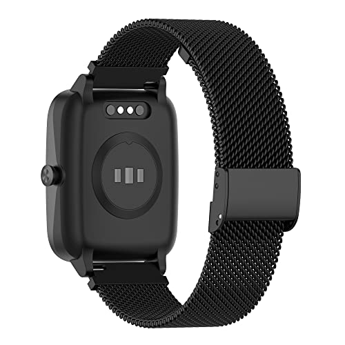 Correa de malla acero inoxidable ajustable para Xiaomi miniatura 7
