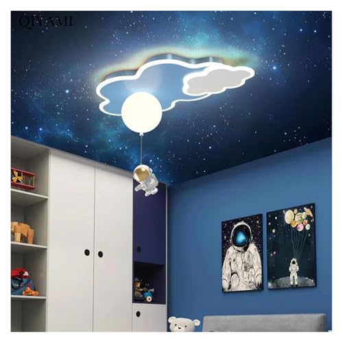 Plafonnier moderne chambre enfant pour éviter la fatigue visuelle 54cm