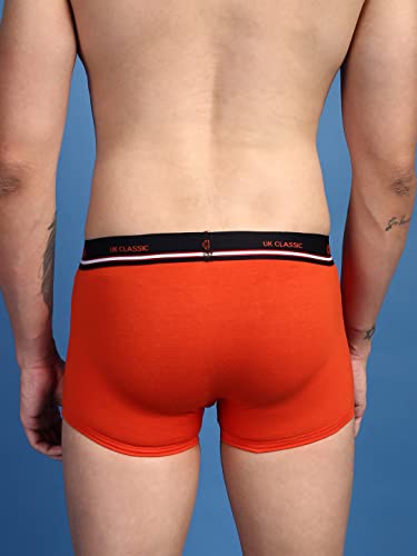 Image of ONN UK Classic Men's Combed Cotton Mini Trunk with Feather Touch Ultra Soft Waistband (Pack of 2)