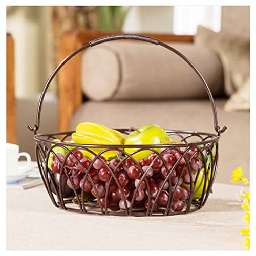 Cuencos de Frutas Bandeja de Frutas Cesta de Frutas para mostrador Estante de Frutas de Alambre de Metal para mostrador de Cocina, Cuenco de Frutas Escalonado Desmontable para Pan Porta frut