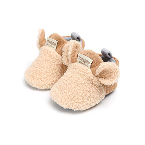 Dazzerake Scarpine Primi Passi Prima Infanzia 0-18 Mesi Pantofole Bambini Antiscivolo Pecora Forma Baby Scarpe Neonati...