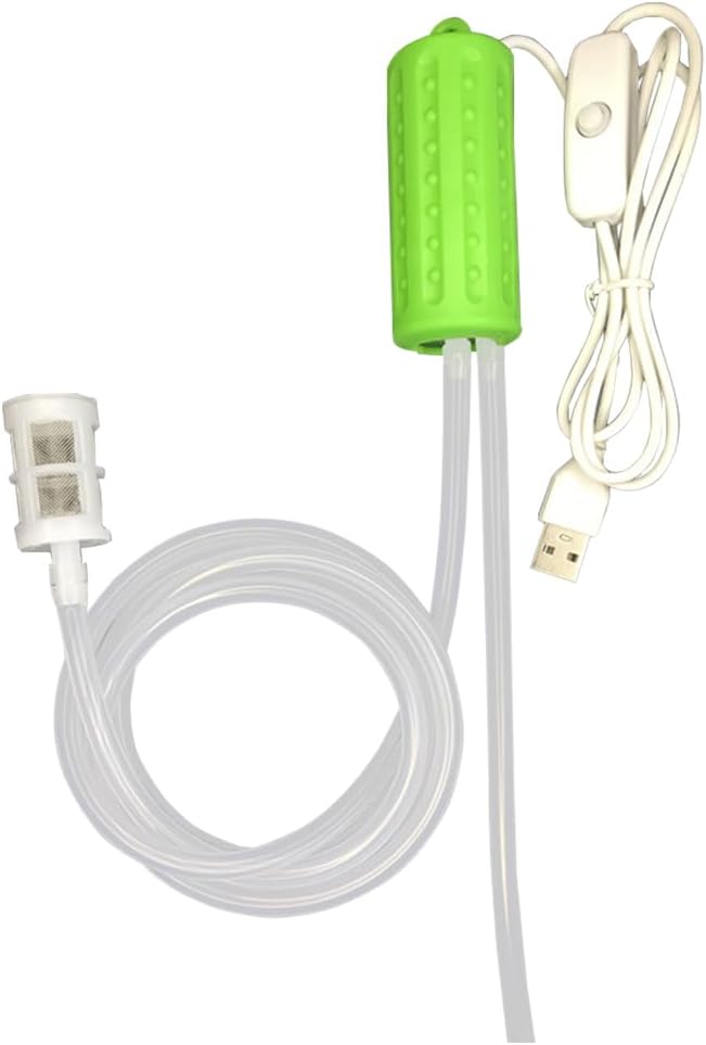 YUEWO Siphon Tube Pipe Hose Portable USB Electric Auto-Siphon Filter Plastic Soft Hose Kit with Pump No Mess Leak 1.2L/min for Home Brew Wine Beer Making