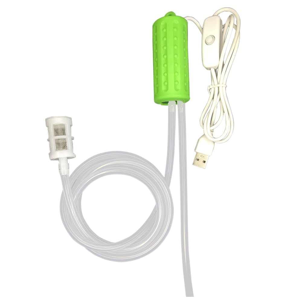 YUEWO Siphon Tube Pipe Hose Portable USB Electric Auto-Siphon Filter Plastic Soft Hose Kit with Pump No Mess Leak 1.2L/min for Home Brew Wine Beer Making