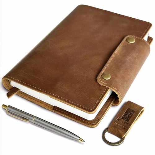 Albero-Leather-Bound-Journal-A5-Notebook-Cover-360-Page-Journal-with-Pen-Lined-Notebook-Daily-Journal-Men-Leather-Journals-for-Women-Refillable-Notebook-Professional-Executive-Writing-Notebook