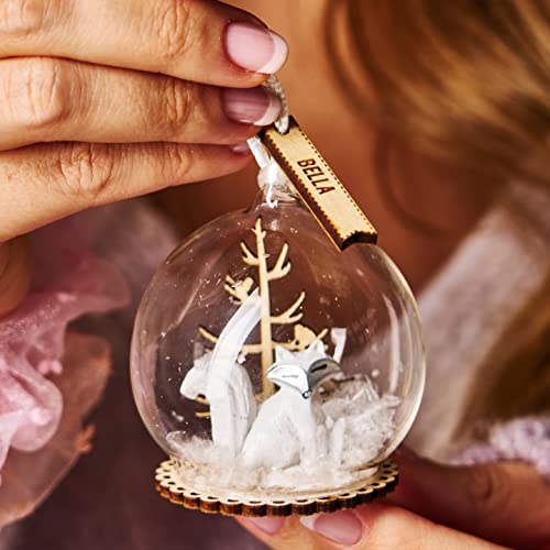21 BEST SCANDINAVIAN CHRISTMAS DECORATIONS 2023 3 Personalised Scandi Fox Christmas Bauble