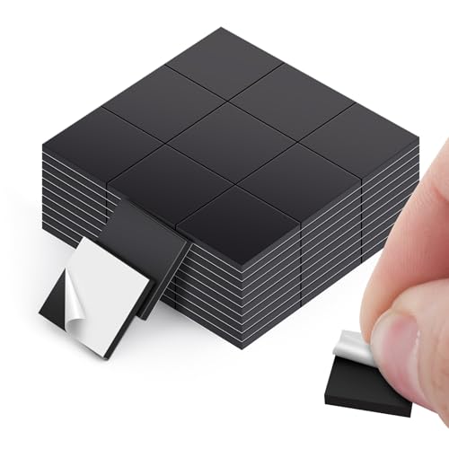 600 Stück Magnetplättchen Selbstklebend, 1 x 1cm Magnet Klebepads Magnetstreifen Klebemagnete Flache Magnete für Schule Familie Büro Whiteboard Kühlschrank