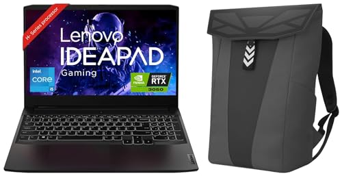 Image of Lenovo IdeaPad Gaming 3 Intel Core i5-11300H 15.6 inch(39.62cm) FHD IPS 120Hz Gaming Laptop (8GB /256GB SSD+1TB /Win 11 /Office 2021 /NVIDIA RTX 3050 4GB /3 Month Game Pass /2.2Kg),82K101G0IN + Legion Bag