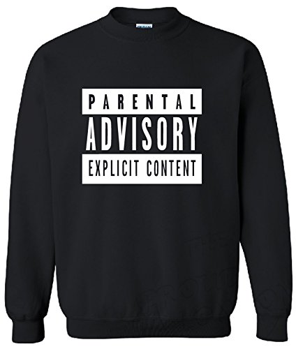 DOPE - Maglione con scritta PARENTAL ADVISORY