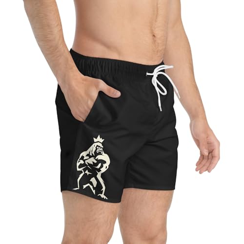 Champion Men's Swim Trunks – Relaxed Fit Beach Shorts for Summer, Pool, Vacation, Gift4