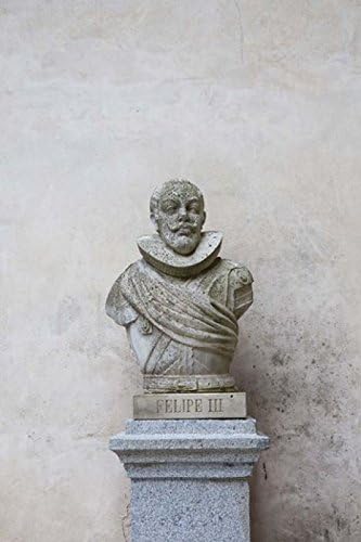 Busto de español Póster de King Philip III el Alcázar Segovia España Imprimir Por Walter Bibikow (25x 38)