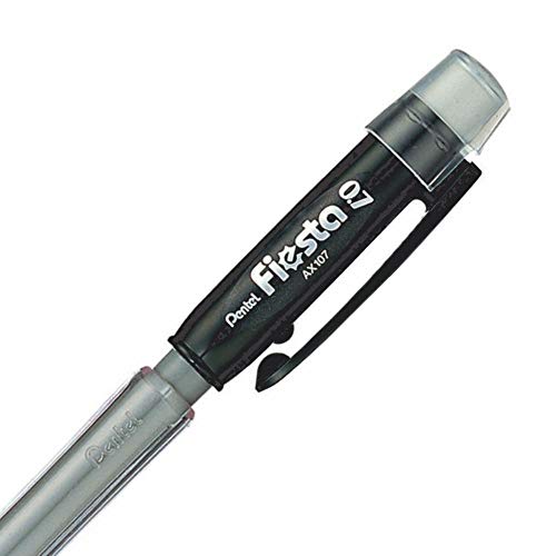 Lapiseira Fiesta 0.7 mm, Pentel, Preta, Pacote de 1