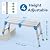 Loyoda Work Platform 500 Lbs Capacity, Foldind Step Stool with One-Touch Automatic Fold, 4 Height Adjustment Step Platform, Perfect for RV Cleaning, Home Painting and Reaching High Places