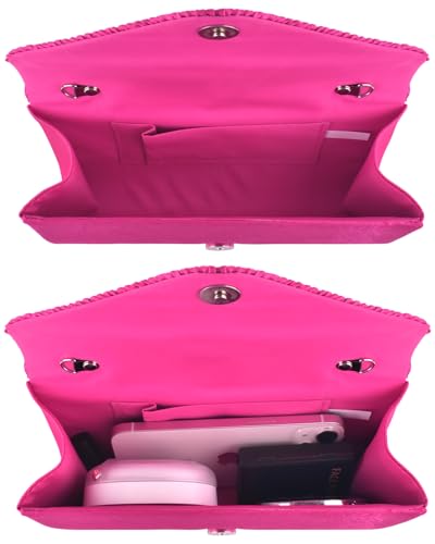 Image of TINDTOP Evening Clutch Purses for Women Handbags for Formal Wedding Party Cocktail Prom Crossbody Shoulder Envelope Bag | for Formal Wedding