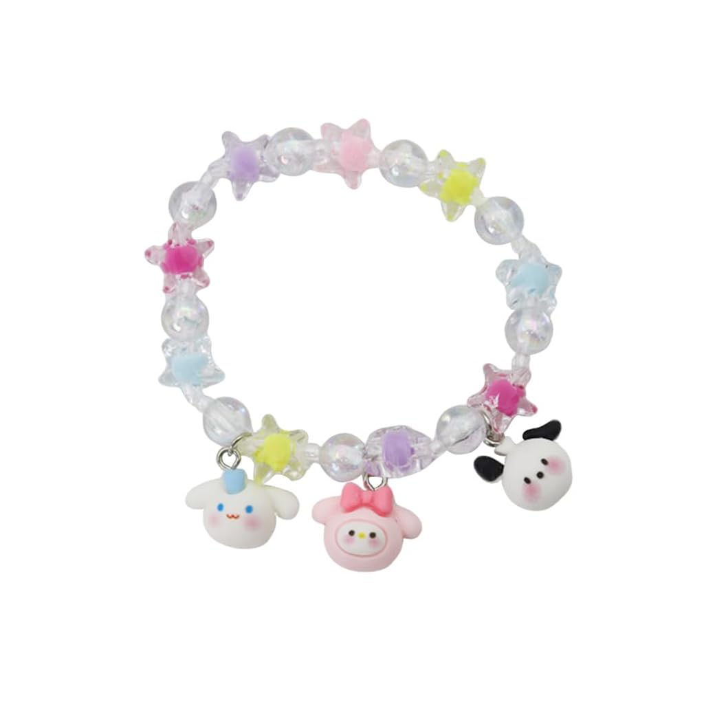 SANNIDHI® Cinnamoroll Crystal Bead Bracelet Cute Cartoon Crystal Beaded Elastic Bracelet for Girls Crystal Sanrio Cinnamoroll Beads Bracelet Jewelry Gift for Girls Childrens Day Gift (B0CYCFTMFX) Amazon Price History, Amazon Price Tracker