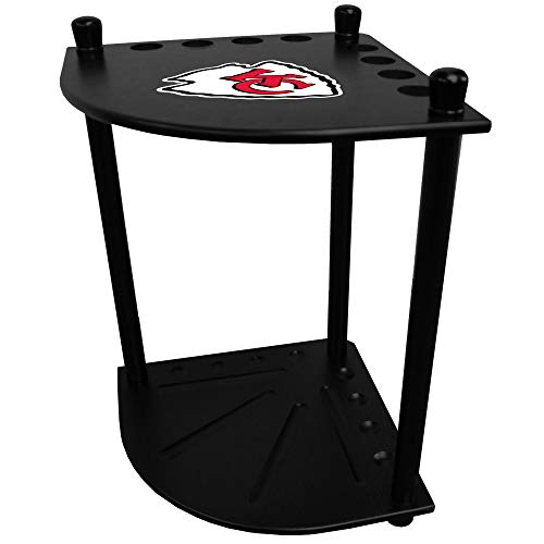Imperial Officially Licensed NFL Furniture: Corner Cue Rack, Kansas City Chiefs
