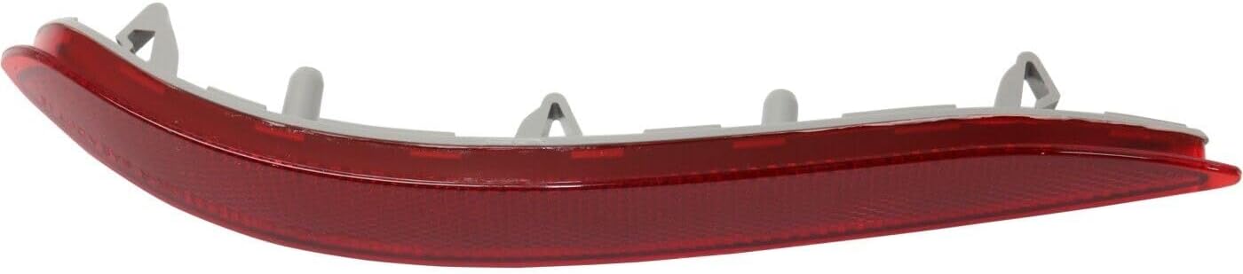 DAT AUTO PARTS Rear Right Passenger Side Back Bumper Cover Reflector Lamp Marker Light Assembly Insert Replacement For 2018-2024 Chevrolet Chevy Equinox w/o RS Package Red Plastic Lens GM1185117