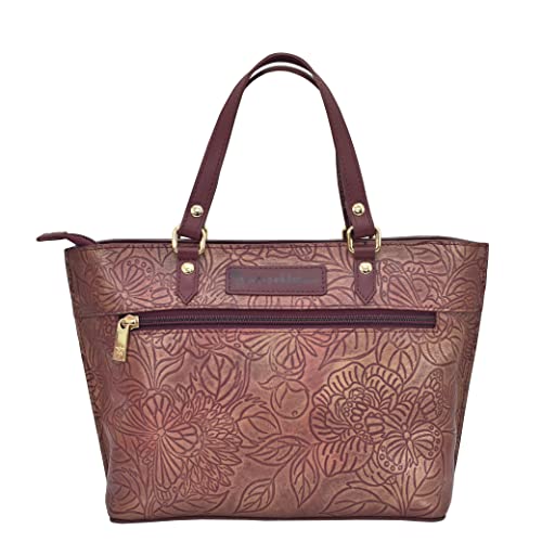 Image of Anuschka Women's Original Hand-Painted Genuine Leather Medium Tote