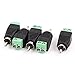 Uxcell a15121500ux0627 Speaker RCA Wire to AV Phono Male RCA Cable Connector Jack Adapter (Pack of 5)