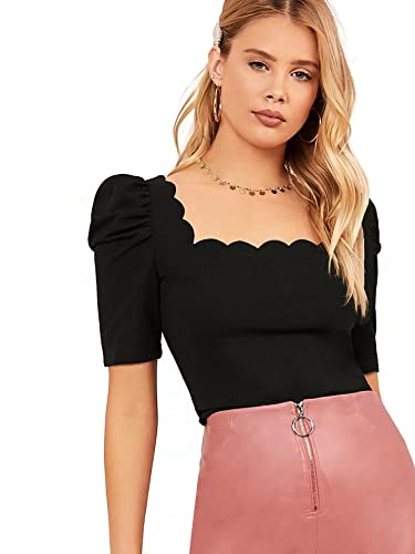 Image of Shasmi Women's Polyester Solid Slim Fit T-Shirt