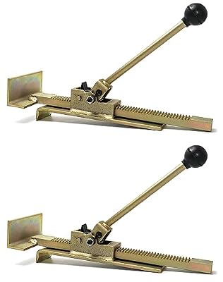 QWORK Flooring Jack, 2 Pack Professional Hardwood Flooring Jack and Positioning Tool for Straighten and Installing Hardwood Floors