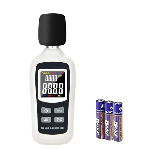 Decibel Meter Digital SPL Meter 35-135dB Noise Meter with Data Hold