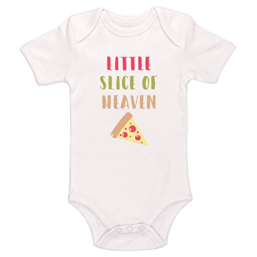 Image of Kinacle Little Slice of Heaven Baby Bodysuit (3-6 Months, White)