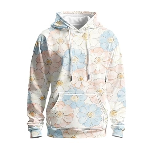 Sudadera impermeable hombre para protegerse del sol y la lluvia con diseño rosas 3D 3