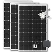 Kit 3 Pannelli Solari Flessibili 315 W Microinverter 800 W e Cavo – Moduli Monocristallini IP67 Ultra Sottili 167×99,6×0,15 cm – Pannello Fotovoltaico Plug and Play da Balcone - Facili da Installare