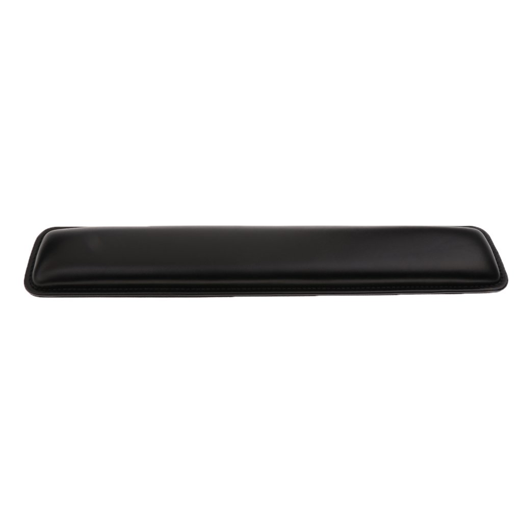 5 Set PU Tastatur-Handgelenkauflage, Handflächenstütze/Handgelenkpolster, 370 x 85 x 28 mm