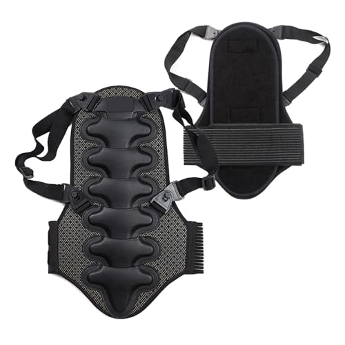 Protector de columna vertebral unisex para esquí y moto ajustable 6