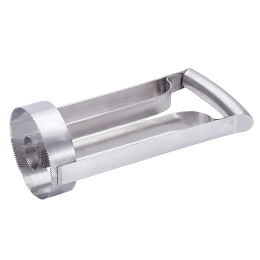 Cortador de frutas de aço inoxidável para cozinha, cortador de descascador de abacaxi,