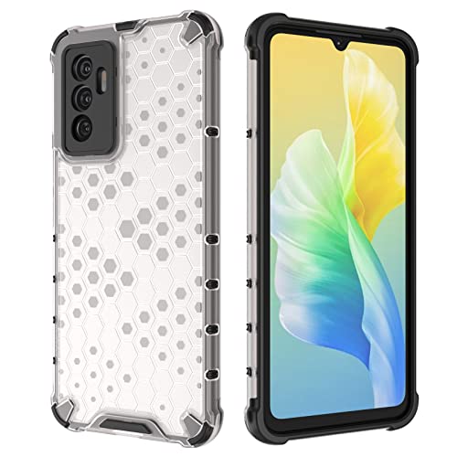 Image of Glasgow Back Case Cover Designed for Vivo V23e 5G - Transparent