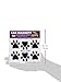 Imagine This 1-3/4-Inch by 1-3/4-Inch 6 Mini Paws Car Magnet, Black