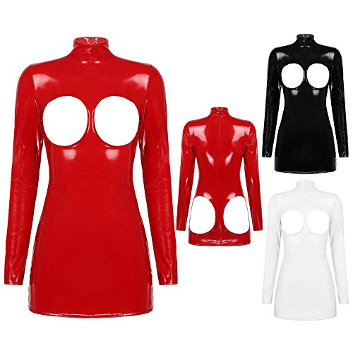Sexy Lingerie voor dames sexy nachthemd lingerie nachtkleding Kant met stringWomens Lingerie Mini Jurk Blote Borst Butt Bodysuit Sexy Cosplay Kostuum - Image 3