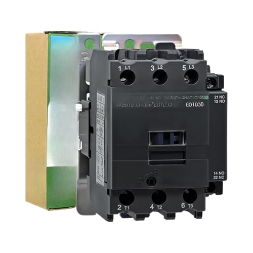 Contacteur LC1D50 220V et relais bobine tripolaire pour commande moteur