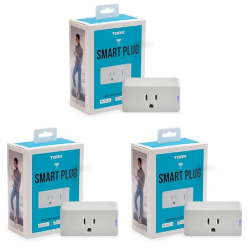 Image of NSI TORK WFIP1 Indoor Wi-Fi Smart Plug, Single Outlet, 120V (Pack of 3)