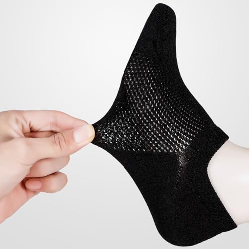 No Show Socks for Women Summer Low Cut Ankle Socks Running Athletic Socks 4 Pairs3