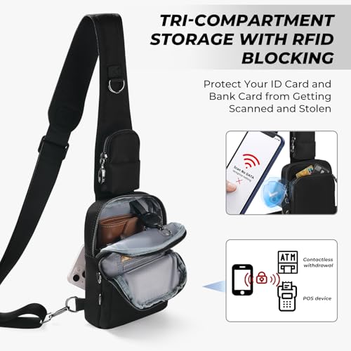 Tibroni Anti-Theft Sling Bag