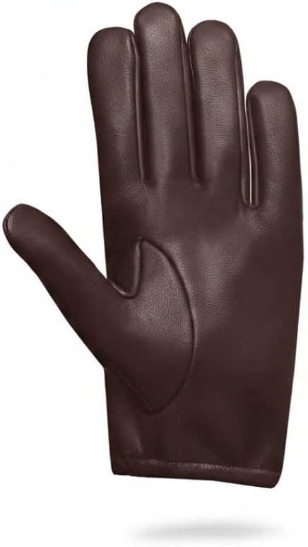 Men’s Genuine Leather Police Gloves Tactical Duty Gloves for Law Enforcement, Security,Motorcycle & Cold Weather - Image 3