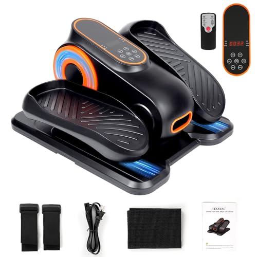 Elipse Leg Exerciser While Sitting for Seniors,Ellipse Under Desk Elliptical Quiet Portable Seated Foot Pedal Exerciser,Mini Elliptical Fit Pro Peddler Training Exercise Machines.