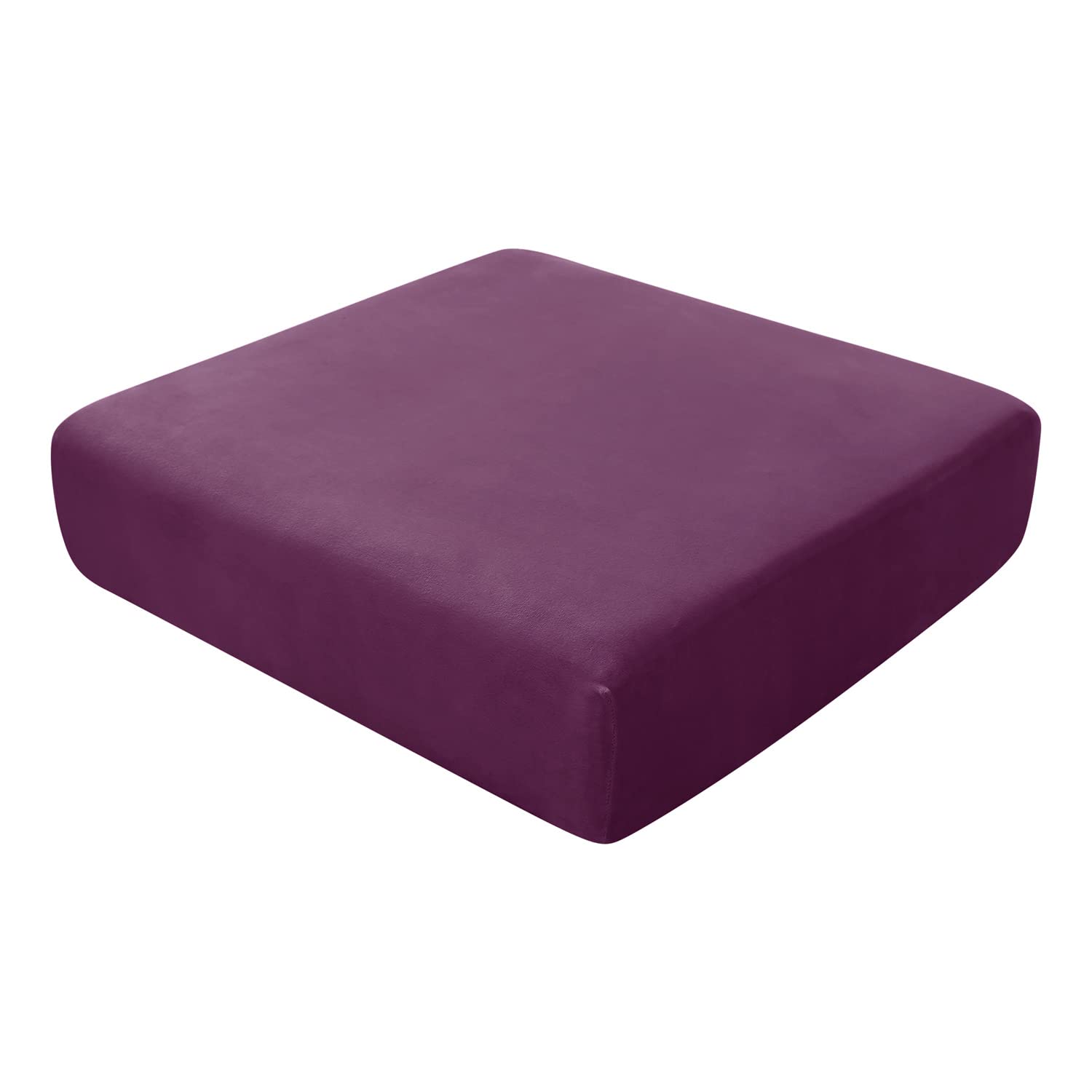 Housse de coussin de siège de canapé en velours pour relooker un grand salon familial violet