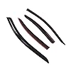 TuningPros Outside Mount Window Vent Visors Rain Guards Compatible with Lexus ES330 2002-2006 | Side Window Wind Deflectors Rain Shields | Smoke Tinted, 4 Pcs Set, DGWV-704 #1