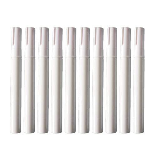 Shntig 10x / Set marcador de pintura en bolígrafo de pintura recargable vacío bolígrafo recargable vacío para pintura óleo de Metal madera