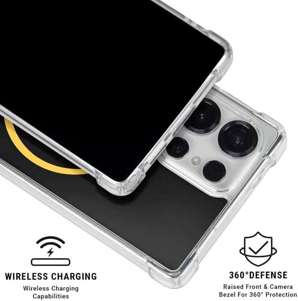 Skinit Clear Phone Case Compatible with Galaxy S25 Ultra - Officially Licensed DC Comics Batman Logo Design