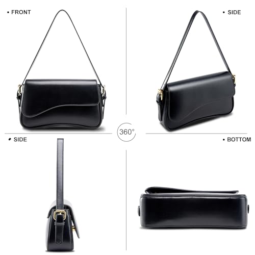 Neywry Small Shoulder Bags,Trendy Crossbody Purses For Women Waterproof Leather Handbags Clutch Tote Designer Bags Black Purse thumb #2