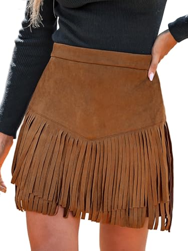 CUPSHE Women Skirts Terra Cotta High...