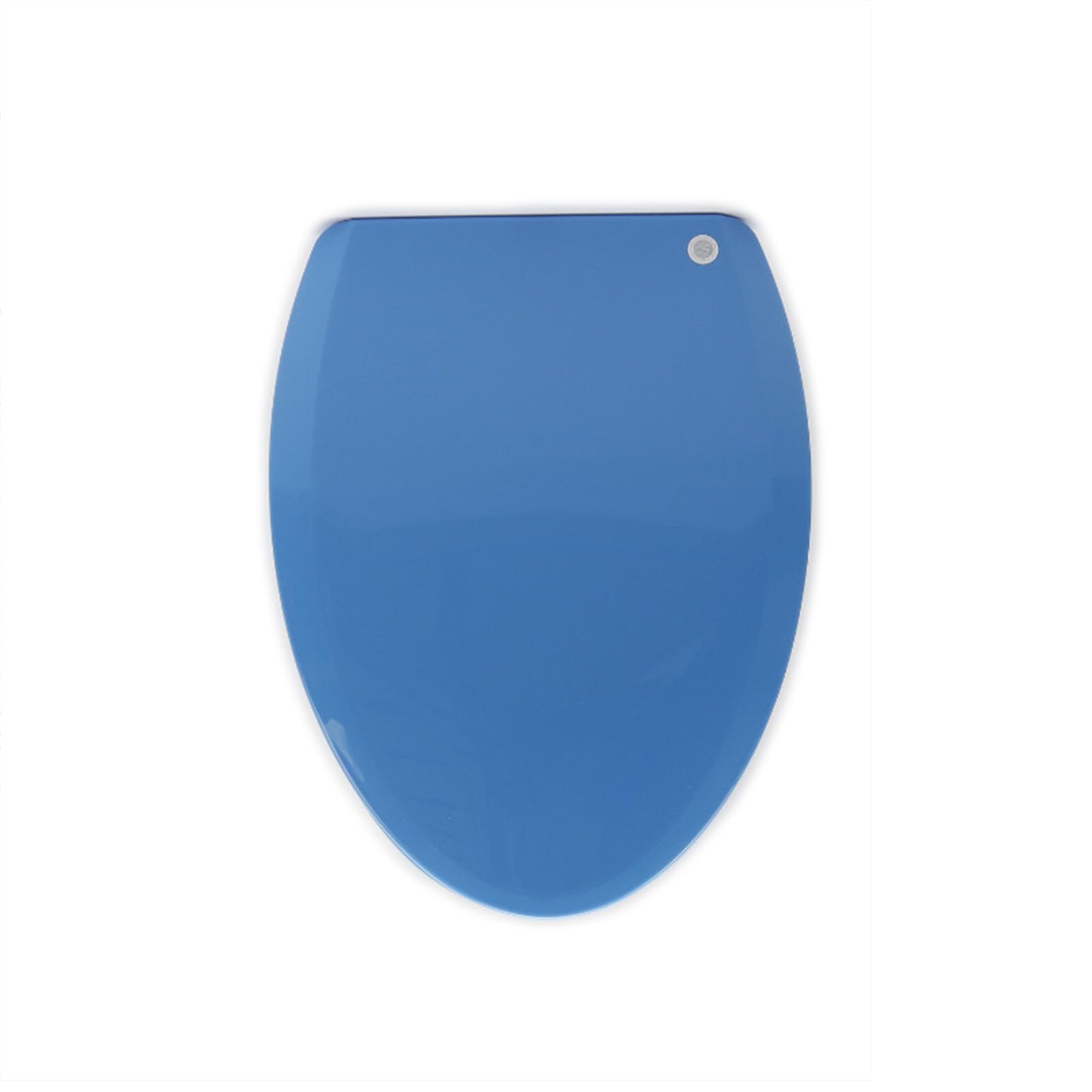 Dxpsxjl Blue Elongated Toilet Seat Soft Close Quick Release Adjustable Hinge, Quick, Seat, Close, Elongated, Release, Soft, Toilet, Lightweight, Durable, Portable