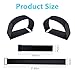 4pcs Non-Slip Adjustable Ellipse Pedal Straps, Secure Stability Leg Exerciser Bands for Seniors Adults, Under Desk Elliptical & Rowing Machine Accessories Home Office Fitness