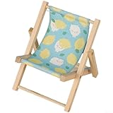 Kompakter faltbarer Telefonständer aus Holz mit Strandkorb-Thema, unterstützt mehrere Betrachtungswinkel auf Schreibtischoberflächen (A)