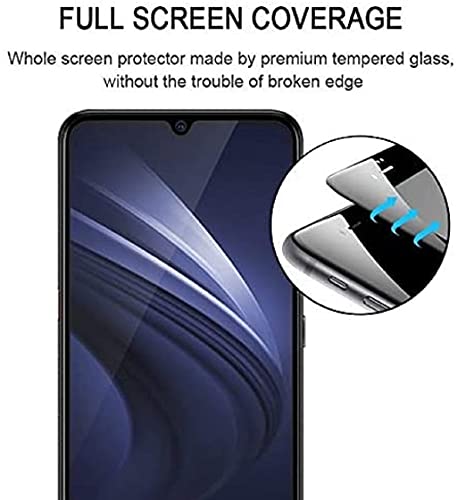 Image of ZARALA Tempered Glass Screen Protector Compatible for (Black) with Edge to Edge Coverage and Easy Installation kit (iQOO Z3 5G)